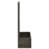 Plantenscheiding met Rek van Vurenhout - Grijs - 50x25x90 cm - 40% Korting