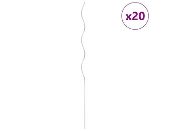 vidaXL Plantenstok spiraal 110 cm gegalvaniseerd staal 20 st