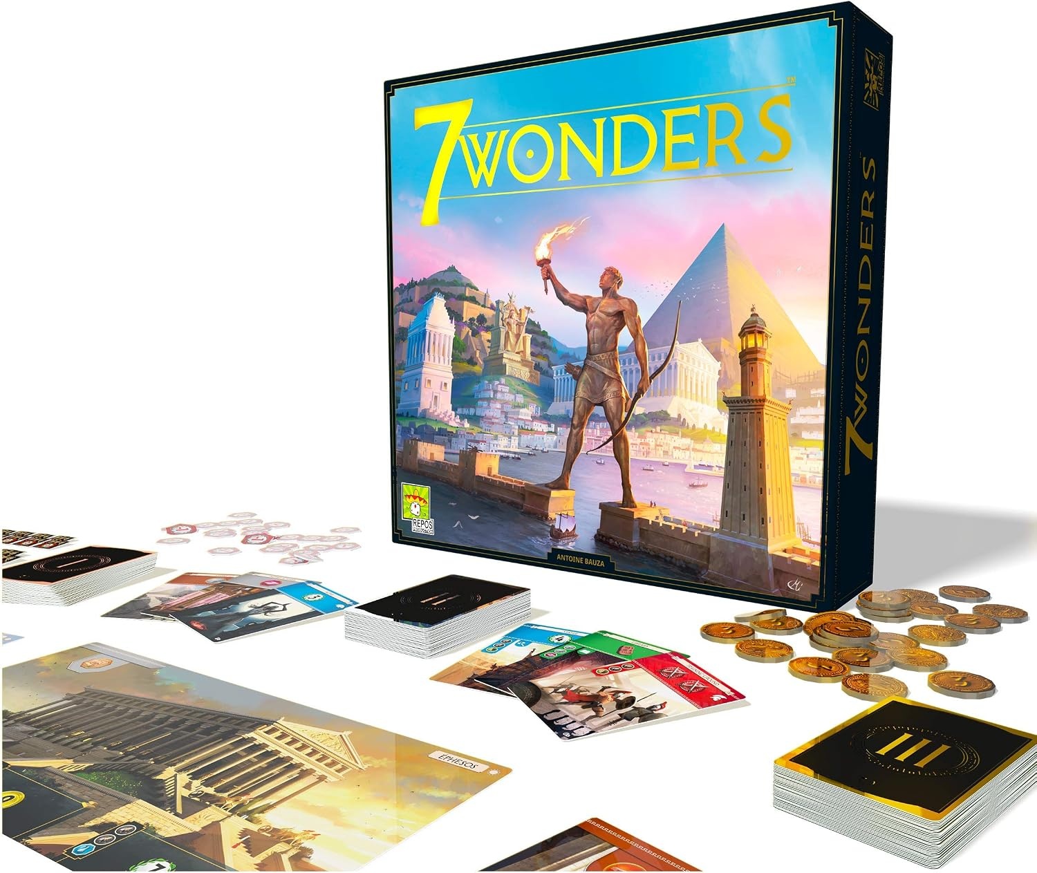 Enigma 7 Wonders V2 – boardgame (Nordic) (REPSEVSCAN)