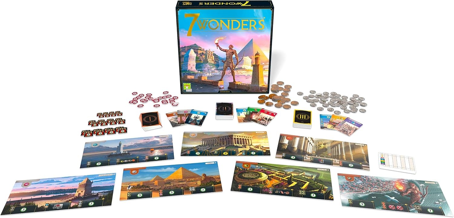 Enigma 7 Wonders V2 – boardgame (Nordic) (REPSEVSCAN)