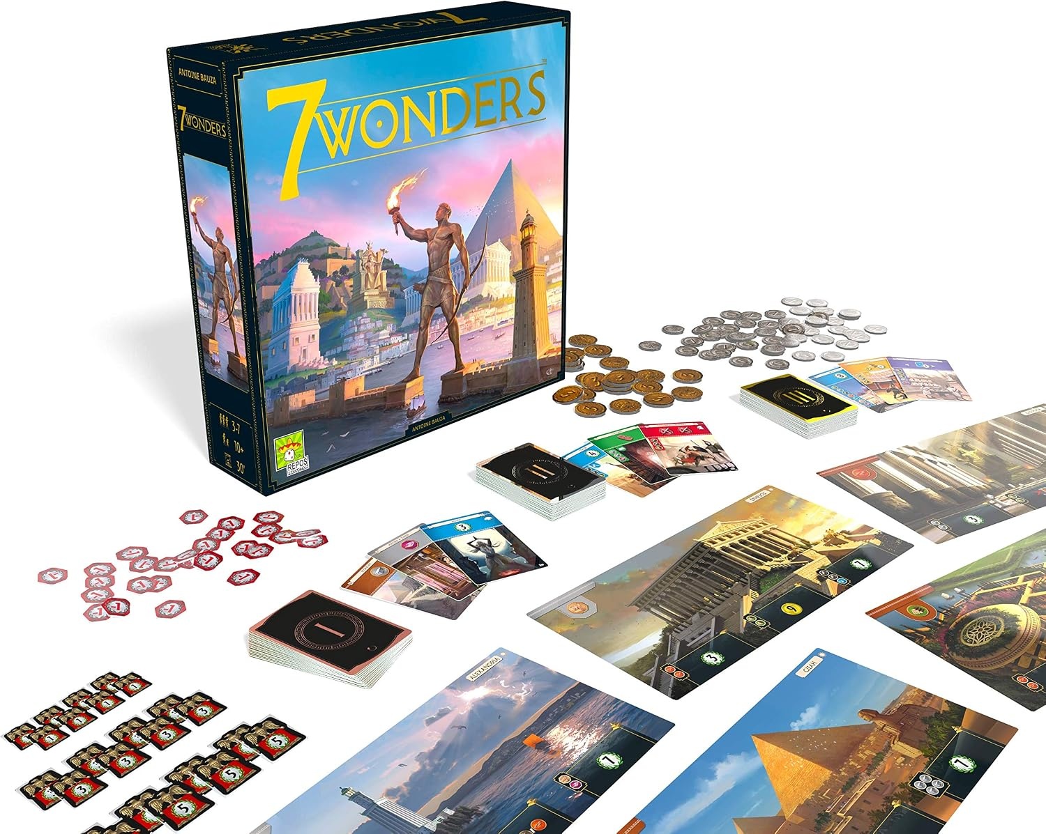 Enigma 7 Wonders V2 – boardgame (Nordic) (REPSEVSCAN)