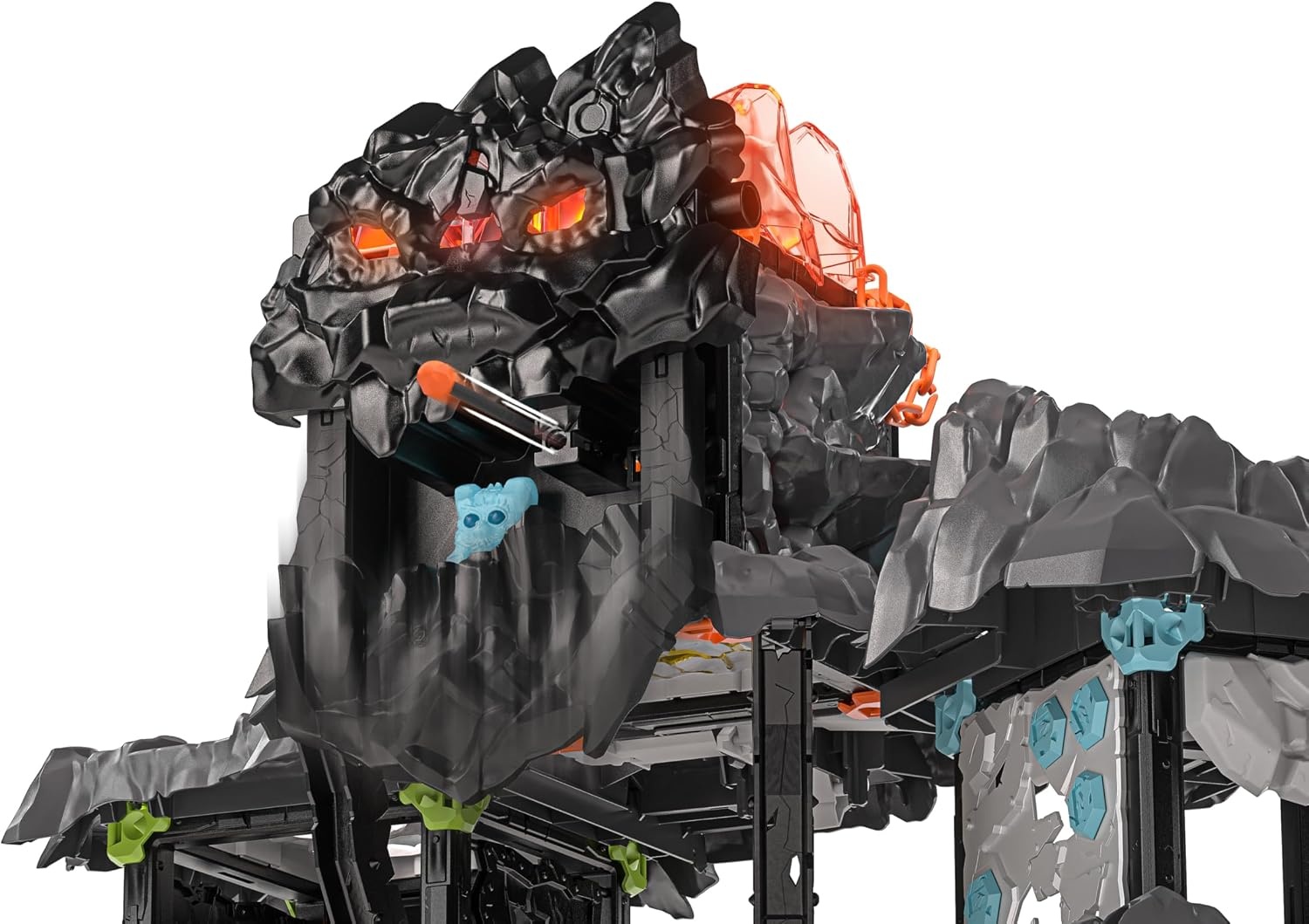 schleich ELDRADOR | MasterCave Smashrador 42757 | vanaf 6 jaar | 119 delen | Set met 4 BattleCave, 4 mini, robot, lavaleeuw en super kristal, vele functies en accessoires