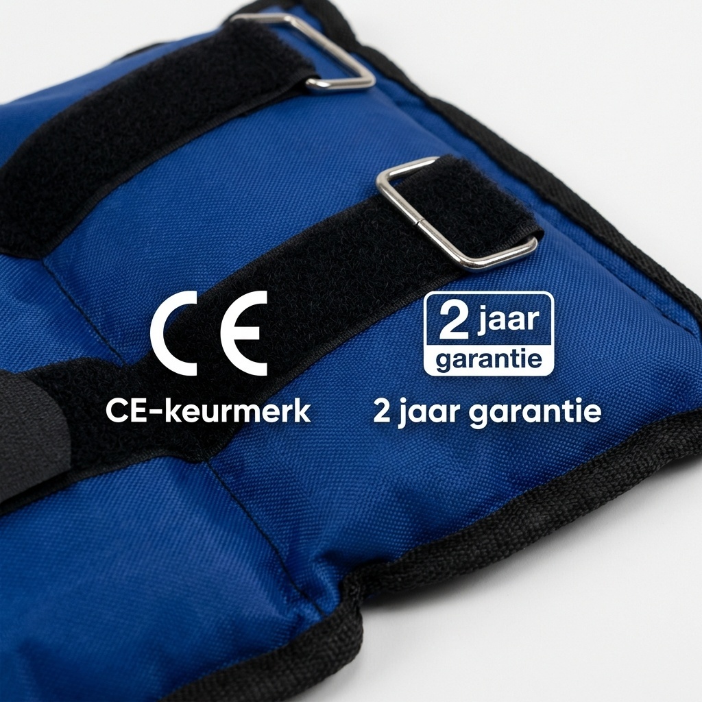 Enkelgewichten - Polsgewichten - 5 kg (2x2,5 kg) - blauw