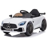 Elektrische kinderauto - Mercedes GTR AMG - 2x25W - wit
