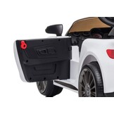 Elektrische kinderauto - Mercedes GTR AMG - 2x25W - wit