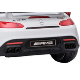 Elektrische kinderauto - Mercedes GTR AMG - 2x25W - wit