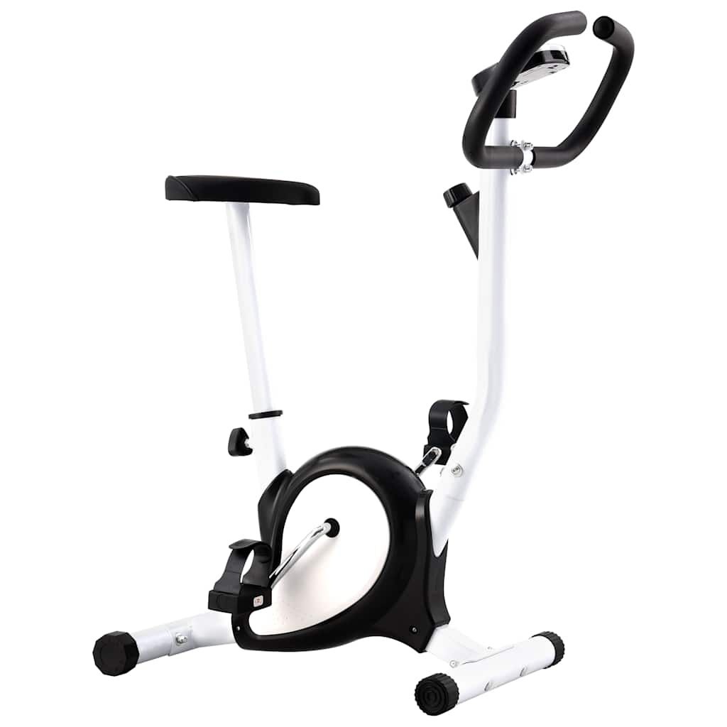 vidaXL Hometrainer met bandweerstand zwart