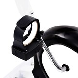 vidaXL Hometrainer met bandweerstand zwart