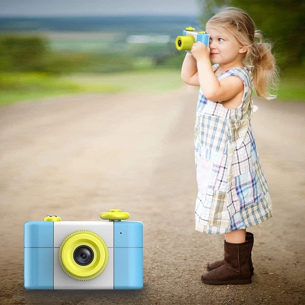 Kinder Kleine Digitalkamera Video Spielzeug Geschenk Geburtstagsgeschenke für Kinder Kleinkind Angehende Fotografen 2,5,3,4,5+ Jahre Alter Altersgerechte Eigenschaften Leicht Kleiner Wiederaufladbar