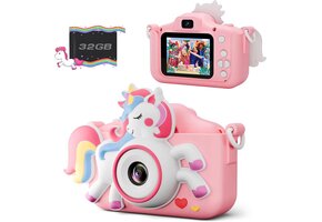 Kinder Digitale Camera 12MP 1080P - Jongens & Meisjes Cadeau (39% Korting)