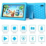 7 Inch Tablet HD Display Android Tablet for Children Toddlers, Kids Edition, with WiFi Dual Camera, 2GB + 32GB Parental Lock, Google Play Store (Blue)
