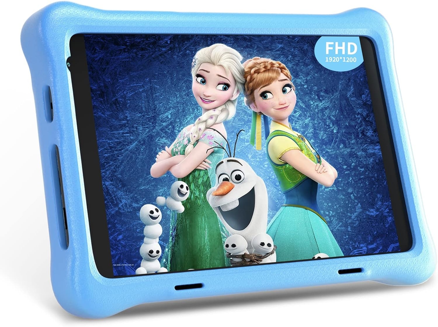 8 inch Kids Tablet, IPS HD Display, Android 10, 2GB RAM, 32GB Storage, WiFi, Bluetooth, Dual Camera, Games, Parental Control, Kidoz Installed, with Blue Kids-Tablet Case