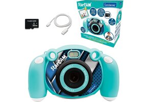 Digitale Kinder Camera StarCAM 4-in-1 | 12MP Foto HD Video | Blauw