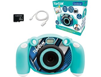 Lexibook StarCAM 4-in-1 Digitale Kinder-Camera Blauw met 32GB SD-kaart