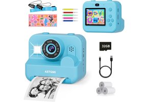Kinder Instant Camera met Printer & 32GB | 40% Korting