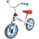Chicco loopfiets Bright Rocket, pedaalvrije kinderfiets, lichtgewicht loopfiets, met verstelbaar stuur en zadel, max 25 kg, wit, 2-5 jaar, cadeau-idee