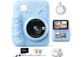 Kinder Instant Camera 48MP met 3" HD Scherm & 32GB - 40% Korting