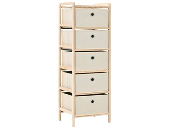 vidaXL Opbergmeubel Cederhout Beige - 34% Korting