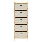 vidaXL Opbergmeubel Cederhout Beige - 34% Korting