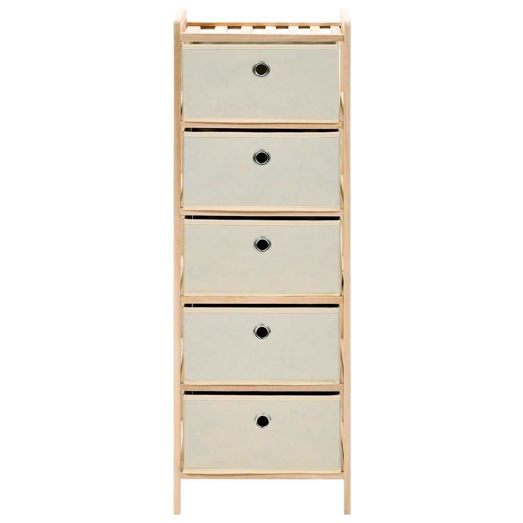 vidaXL Opbergmeubel Cederhout Beige - 34% Korting
