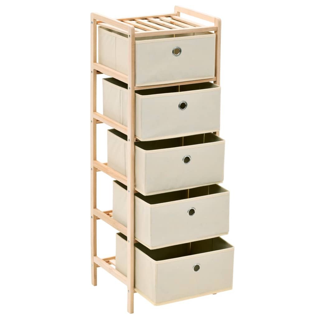 vidaXL Opbergmeubel Cederhout Beige - 34% Korting