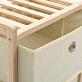 vidaXL Opbergmeubel Cederhout Beige - 34% Korting