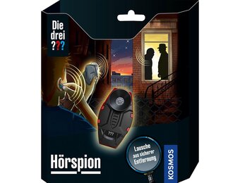 Die Drei ??? Hoorspion – Detective speelgoedset voor kinderen, 22,5 x 20 x 4,2 cm, Wit