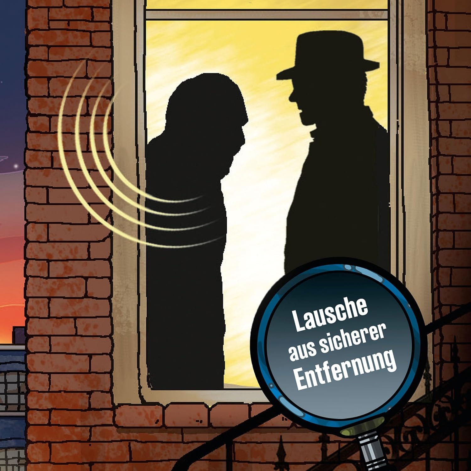 Die Drei ??? Hoorspion – Detective speelgoedset voor kinderen, 22,5 x 20 x 4,2 cm, Wit