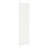 vidaXL Plissé rolgordijn 55x200 cm stofbreedte 54,4 cm polyester wit