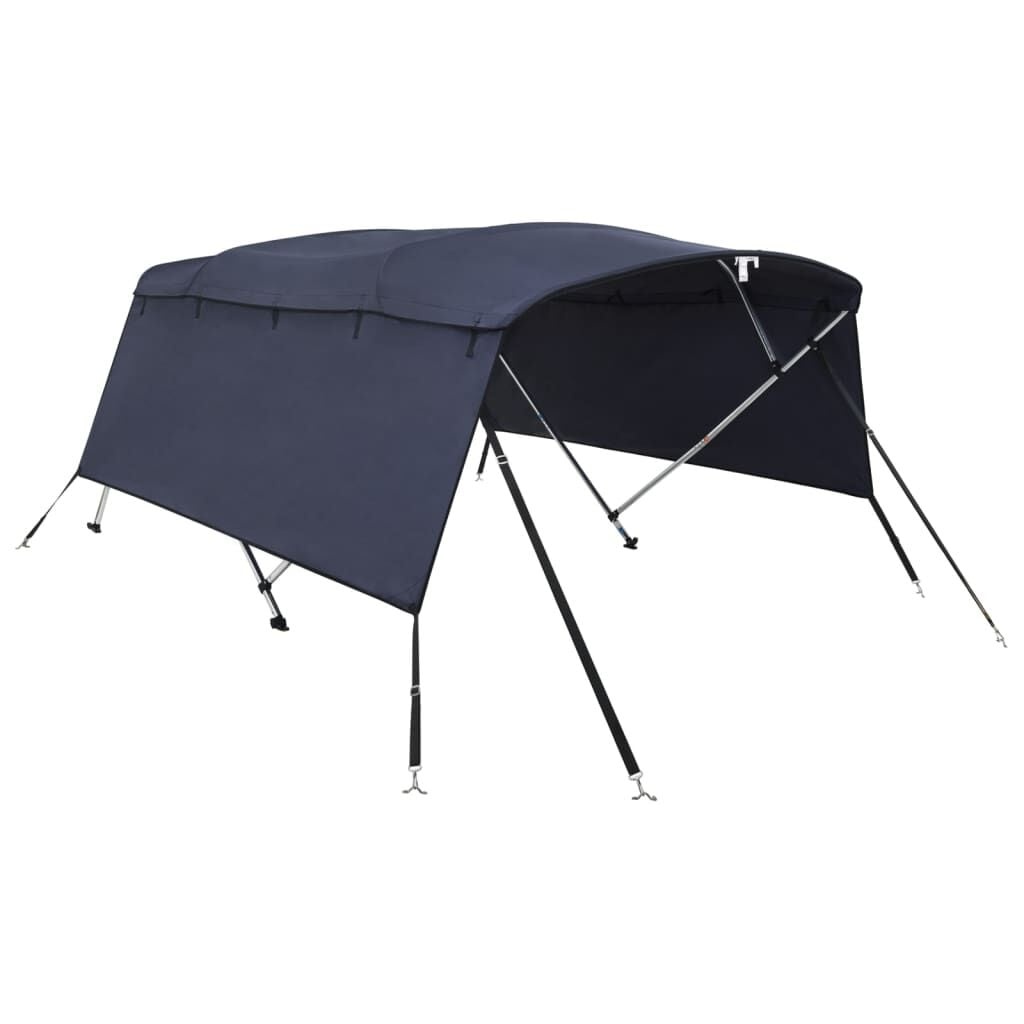 vidaXL Biminitop 4 bogen met zijwanden 243x(200-213)x137 cm