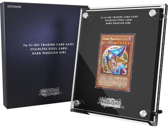 Yu-Gi-Oh! Stainless Steel Dark Magician Girl Kaart - Gepolijst Staal