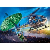 Playmobil City Action Politiehelikopter met Parachutesprong - Multi kleuren