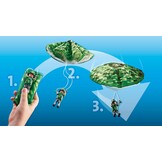 Playmobil City Action Politiehelikopter met Parachutesprong - Multi kleuren