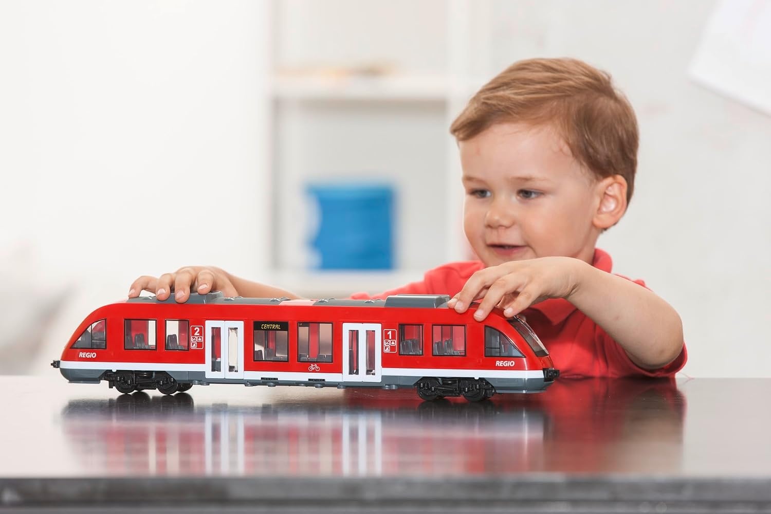 Dickie City train z otwieranymi drzwiami