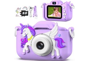 Digitale Camera Meisjes (3-12jr) - 1080P HD Eenhoorn Design - 39% Korting