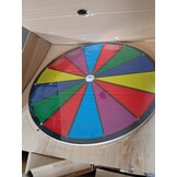 VEVOR Promotiewiel 18 inch met 14 Vakken en Verstelbaar Statief - Zwart