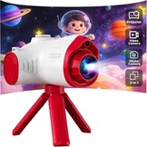 Usteetic camera voor kinderen, 1080p digitale camera, kinderen, kerstcadeau, speelgoed voor jongens en meisjes, ruimteschip