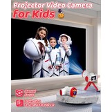 Usteetic camera voor kinderen, 1080p digitale camera, kinderen, kerstcadeau, speelgoed voor jongens en meisjes, ruimteschip