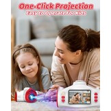 Usteetic camera voor kinderen, 1080p digitale camera, kinderen, kerstcadeau, speelgoed voor jongens en meisjes, ruimteschip