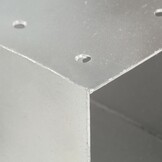 vidaXL Paalverbindingen 4 st Y-vorm 91x91 mm gegalvaniseerd metaal