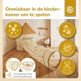 Bieco Kinderzelt voor Binnen Pop up Dots | Prinses | Tent Kinderen | Speeltent Meisjes | Princess Tent | Ballenbad | Kinderspeeltent Meisjes | Speeltent Kinderkamer