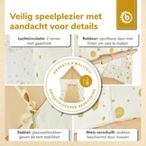 Bieco Kinderzelt voor Binnen Pop up Dots | Prinses | Tent Kinderen | Speeltent Meisjes | Princess Tent | Ballenbad | Kinderspeeltent Meisjes | Speeltent Kinderkamer