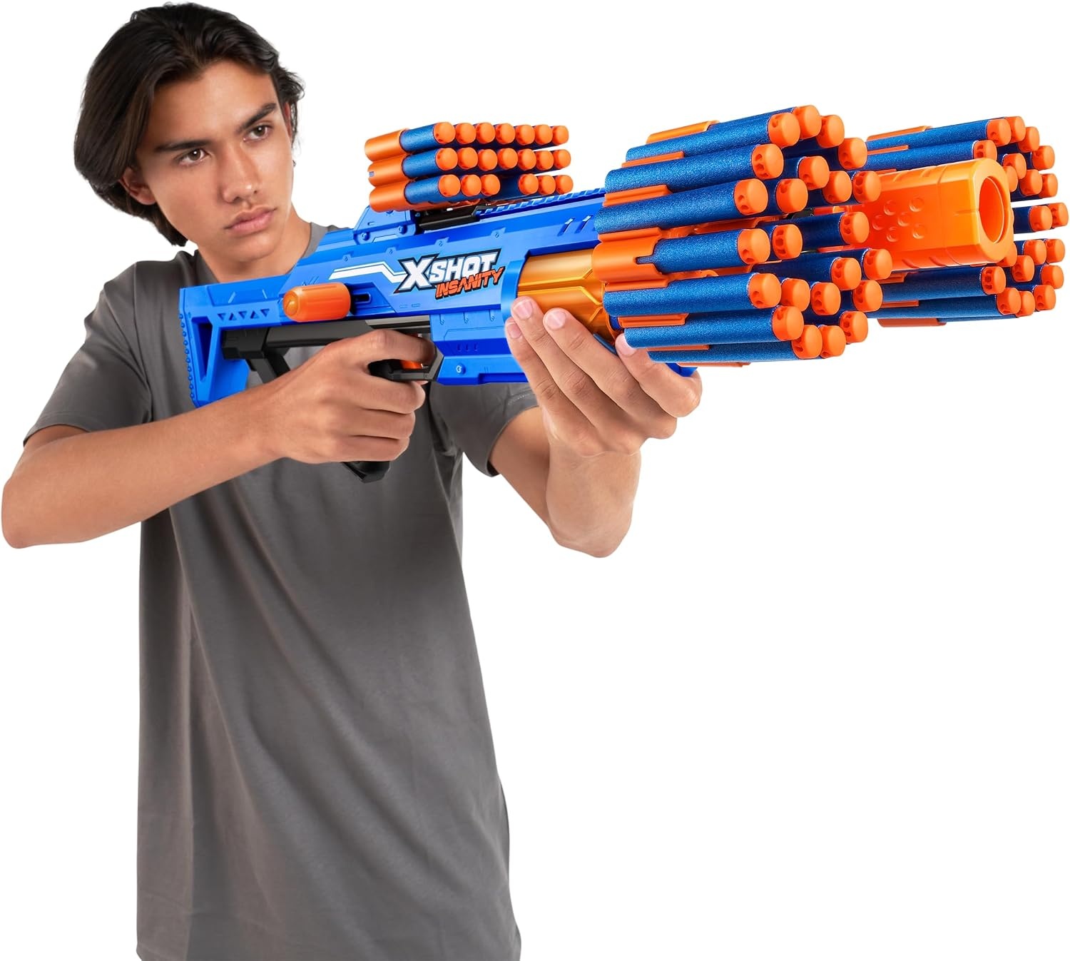 X-Shot Insanity Bezerko by ZURU met 84 darts, outdoor speelgoed voor jongens en meisjes, jongeren en volwassenen