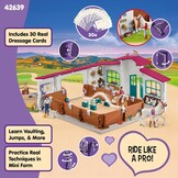 schleich HORSE CLUB Riding Hall Peppertree 42639 With obstacles, paddock and lots of accessories Nice gift for girls and boys earth toys from 5 years Set of 179 pieces | With obstacles, paddock and many accessories, great gift for girls and boys, horse to