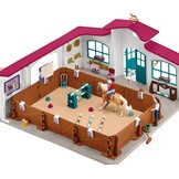 schleich HORSE CLUB Riding Hall Peppertree 42639 With obstacles, paddock and lots of accessories Nice gift for girls and boys earth toys from 5 years Set of 179 pieces | With obstacles, paddock and many accessories, great gift for girls and boys, horse to