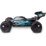 Carson 500409081 1:8 Virus 4.2 XL 100% RTR black/turquoise- RC car, remote controlled car, speed up to 80km/h, 100% RTR model, remote control included
