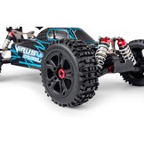 Carson 500409081 1:8 Virus 4.2 XL 100% RTR black/turquoise- RC car, remote controlled car, speed up to 80km/h, 100% RTR model, remote control included
