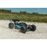 Carson 500409081 1:8 Virus 4.2 XL 100% RTR black/turquoise- RC car, remote controlled car, speed up to 80km/h, 100% RTR model, remote control included