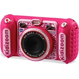 Vtech 80-520099 80-520099-KidiZoom Duo DX incl. draagtas roze kindercamera