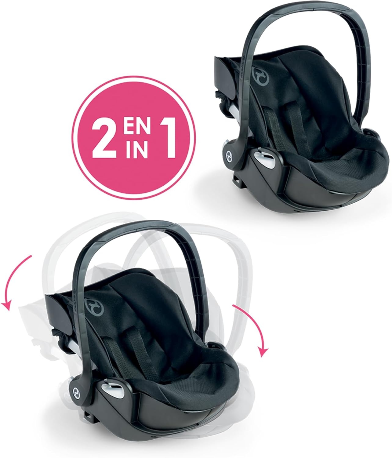 Poppendrager 2-in-1 - Zwart - 34% Korting
